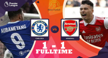 Arsenal dipaksa bermain imbang melawan Chelsea di laga pekan ke-11 Premier League dengan skor akhir 1-1