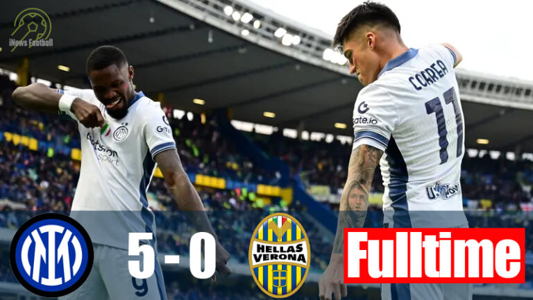 Inter Milan Menang Telak 5-0 atas Verona: Dominasi Total di Liga Italia