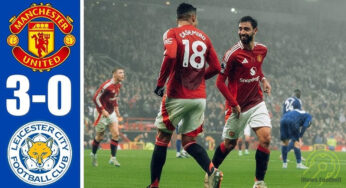 Manchester United Tampil Gemilang, Hancurkan Leicester City 3-0 di Old Trafford