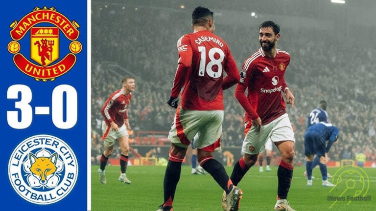 Manchester United Tampil Gemilang, Hancurkan Leicester City 3-0 di Old Trafford