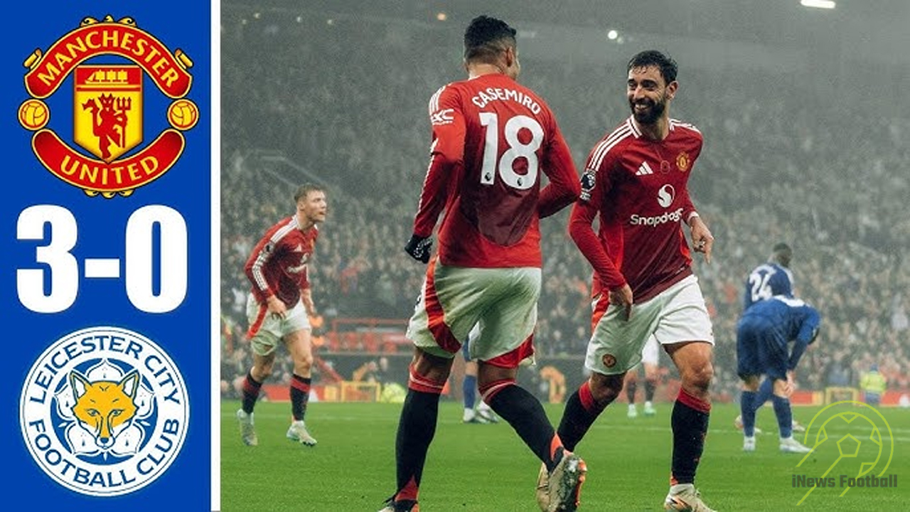 Manchester United Tampil Gemilang, Hancurkan Leicester City 3-0 di Old Trafford