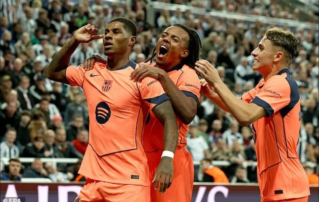 Marcus Rashford Bersinar, Cetak Dua Gol untuk Kemenangan Barcelona atas Newcastle
