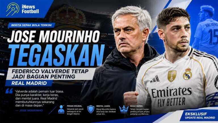 Jose Mourinho Tegaskan Federico Valverde Tetap Jadi Bagian Penting Real Madrid