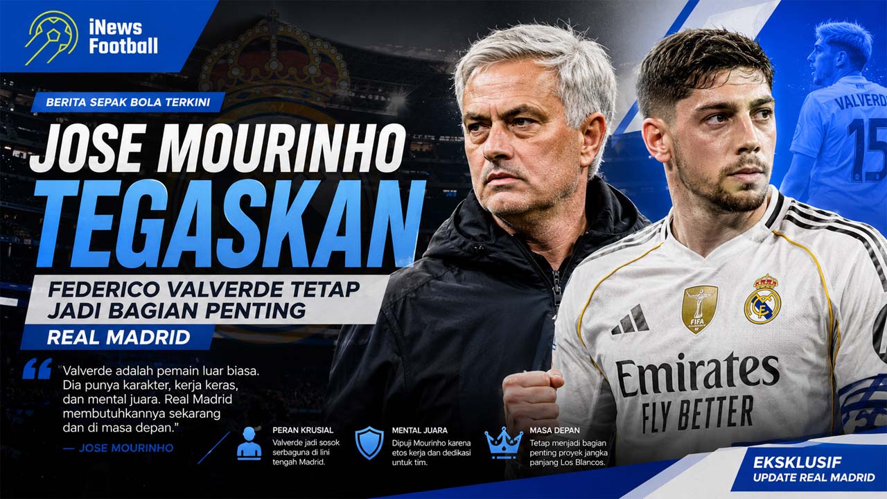 Jose Mourinho Tegaskan Federico Valverde Tetap Jadi Bagian Penting Real Madrid