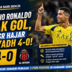 Cristiano Ronaldo Cetak Gol, Al Nassr Hajar Al Riyadh 4-0