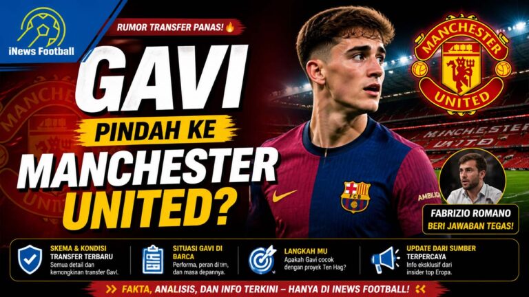 Gavi Pindah ke Manchester United? Fabrizio Romano Beri Jawaban Tegas