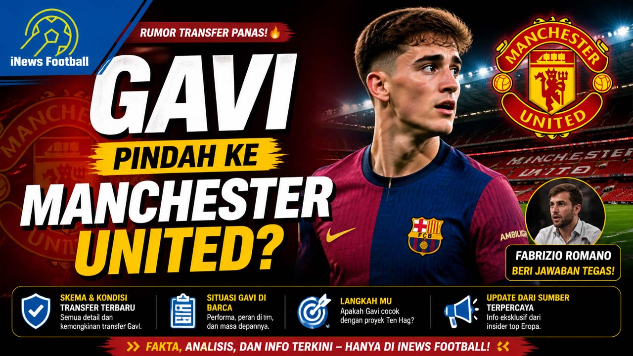 Gavi Pindah ke Manchester United? Fabrizio Romano Beri Jawaban Tegas