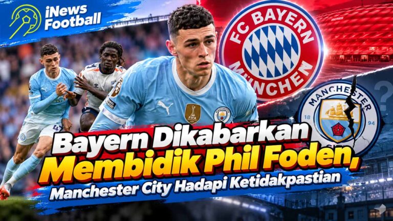 Bayern Dikabarkan Membidik Phil Foden, Manchester City Hadapi Ketidakpastian