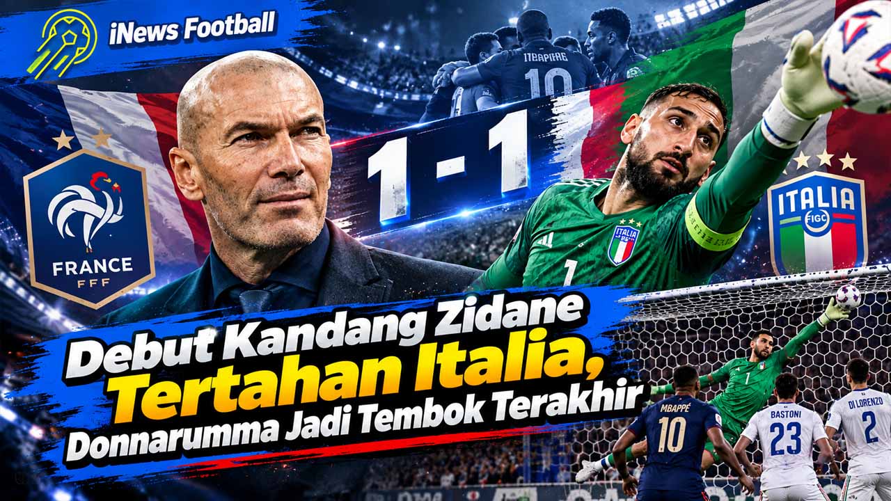 Debut Kandang Zidane Tertahan Italia, Donnarumma Jadi Tembok Terakhir
