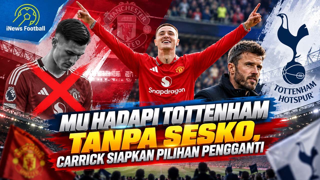 MU Hadapi Tottenham Tanpa Sesko, Carrick Siapkan Pilihan Pengganti