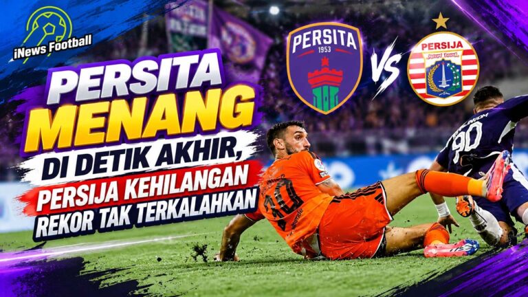 Persita Menang di Detik Akhir, Persija Kehilangan Rekor Tak Terkalahkan
